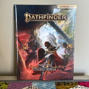 Pathfinder Lost Omens World Guide Hardcover Book & Map